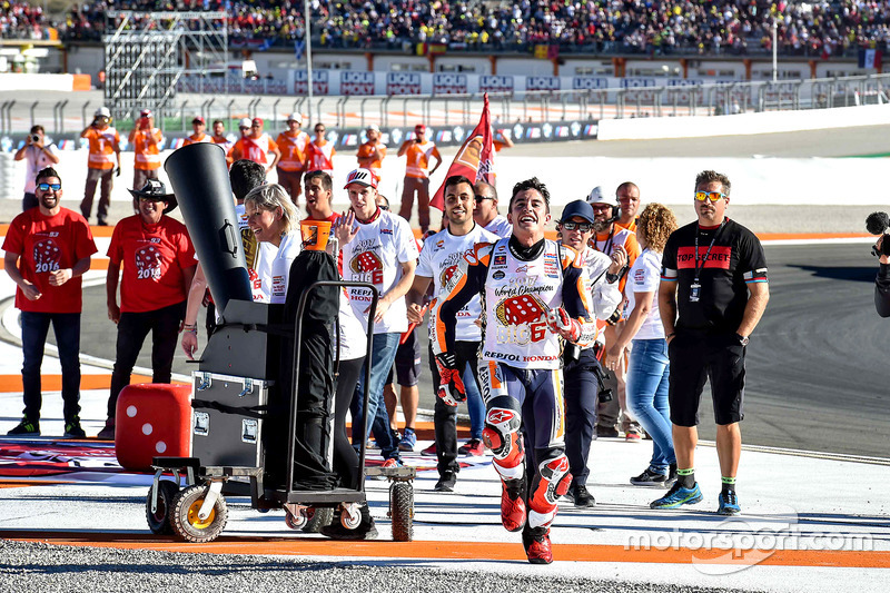 Worldchampion Marc Marquez, Repsol Honda Team celebrate