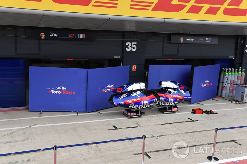 Scuderia Toro Rosso garage