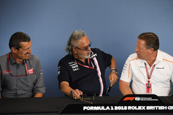 Guenther Steiner, Haas F1 Team, Dr. Vijay Mallya, Force India Formula One Team ve Zak Brown, McLaren Racing CEO
