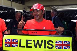 Le Champion du monde Lewis Hamilton, McLaren