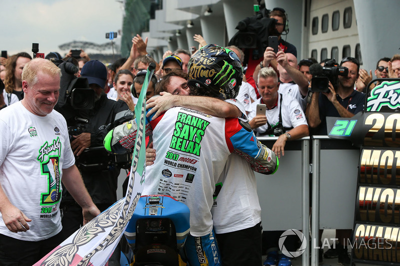 Third place and champion Franco Morbidelli, Marc VDS