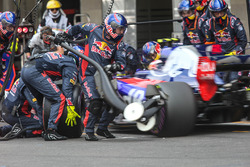 Pierre Gasly, Scuderia Toro Rosso STR12 makes a pitstop