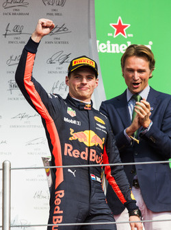 Race winner Max Verstappen, Red Bull Racing