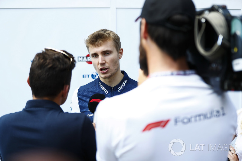 Sesi wawancara Sergey Sirotkin, Williams Racing