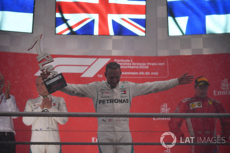 El ganador: Lewis Hamilton, Mercedes-AMG F1
