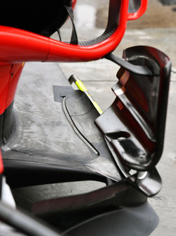 Ferrari SF70H, dettaglio del barge board