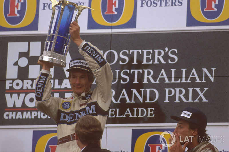 1989 (Аделаїда). Подіум: 1. Тьєррі Бутсен, Williams Renault. 2. Алессандро Нанніні, Benetton Ford Cosworth. 3. Рікардо Патрезе, Williams Renault