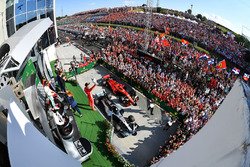 Podium: second place Sebastian Vettel, Ferrari