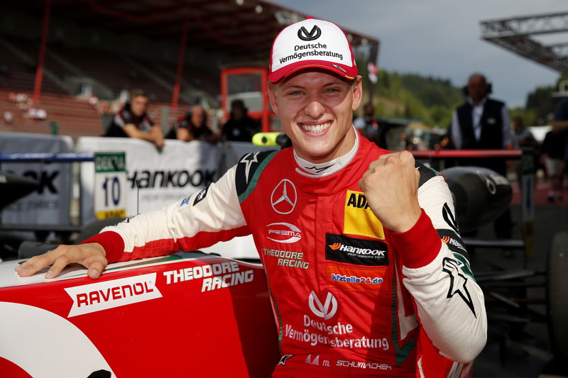 El ganador Mick Schumacher, PREMA Theodore Racing Dallara F317 – Mercedes-Benz