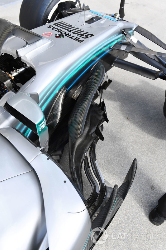 Mercedes-AMG F1 W09 detalle de nariz