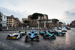 Formula E cars line-up