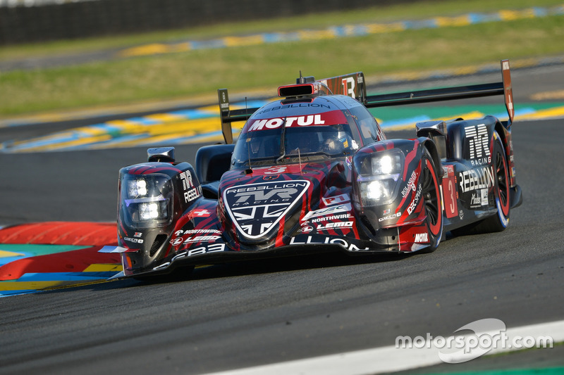 #3 Rebellion Racing Rebellion R-13: Mathias Beche, Gustavo Menezes, Thomas Laurent