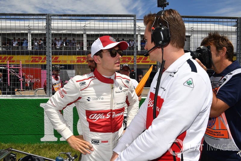 Charles Leclerc, Sauber sur la grille