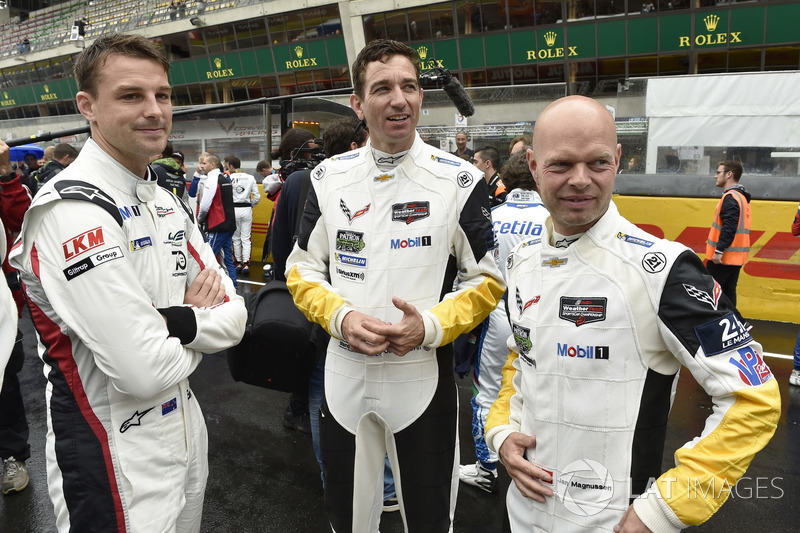 #63 Corvette Racing Chevrolet Corvette C7.R: Jan Magnussen, #93 Porsche GT Team Porsche 911 RSR: Earl Bamber, Oliver Gavin