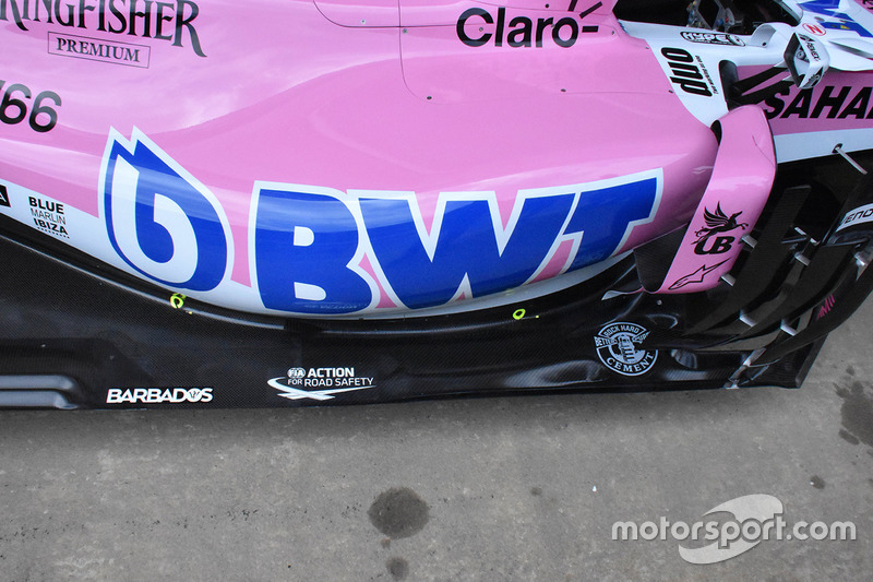 Force India VJM11, sensori