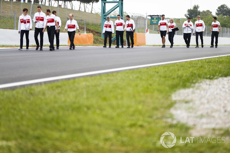 Pályabejárás - F1 2018 - Barcelona - csütörtök