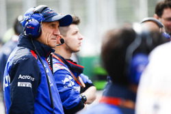 Franz Tost, Team Principal, Toro Rosso, on the grid