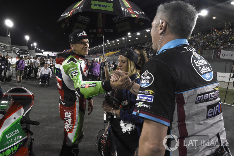 Michael Bartholemy, Estrella Galicia 0,0 Marc VDS Team Principal, Scott Redding, Aprilia Racing Team Gresini