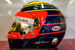 Casco especial para el GP de Mónaco de Charles Leclerc, Sauber