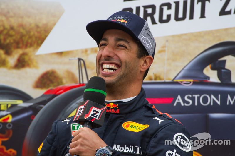 Daniel Ricciardo tijdens de Jumbo Racedagen