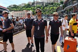 Romain Grosjean, Haas F1 Team walks the track