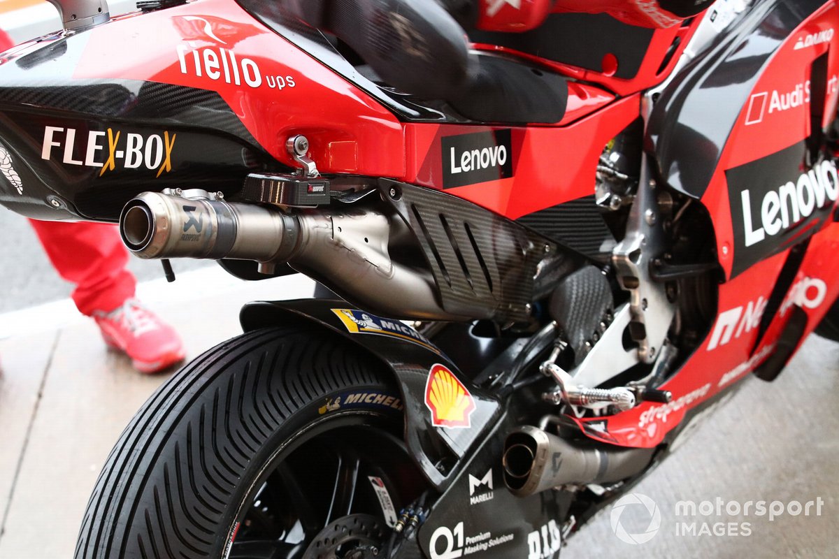 Detalle de la Ducati