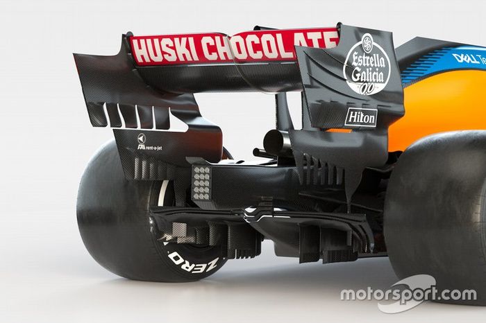 McLaren MCL35 rear detail