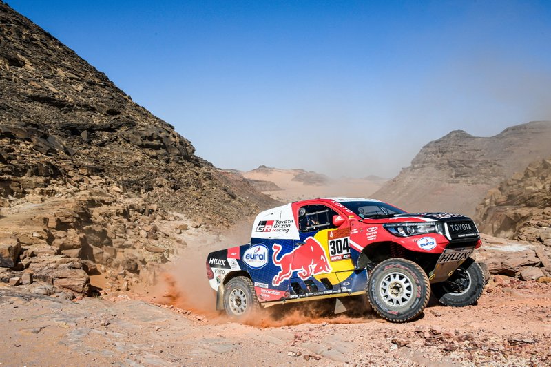 #304 Toyota Gazoo Racing: Giniel De Villiers, Alex Haro Bravo