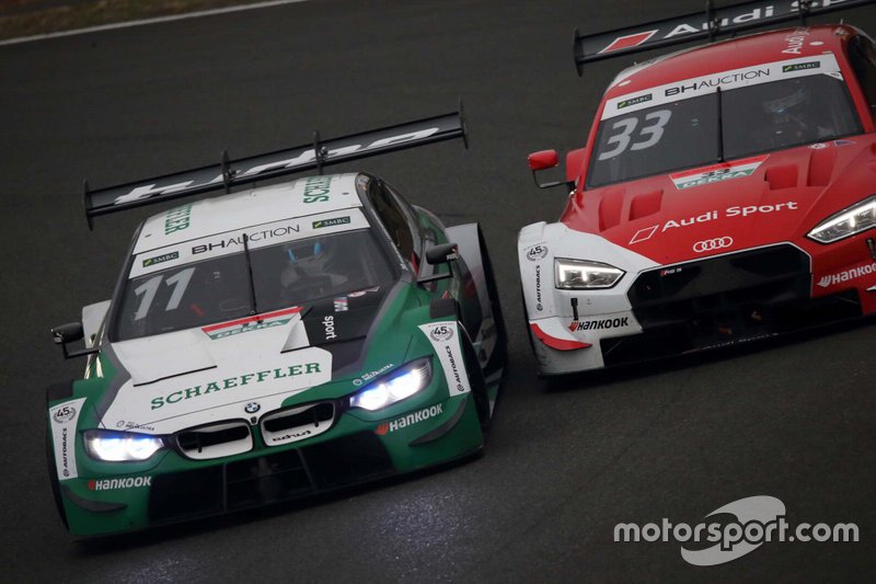 Marco Wittmann #11 BMW M4 DTM, Rene Rast #33 Audi Sport RS 5 DTM