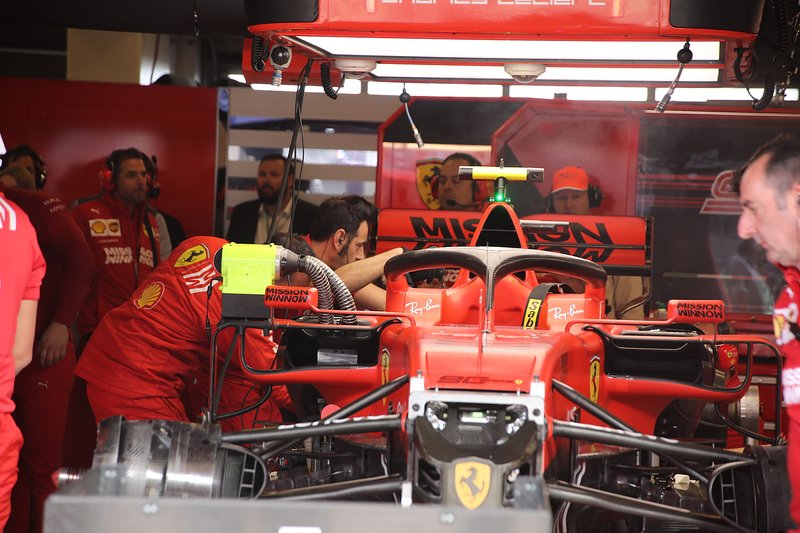 La monoposto di Charles Leclerc, Ferrari SF90