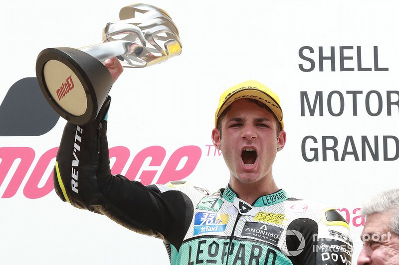Il vincitore della gara Lorenzo Dalla Porta, Leopard Racing
