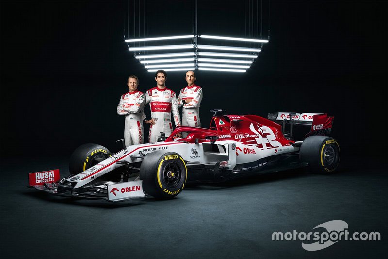 Kimi Raikkonen, Antonio Giovinazzi, Robert Kubica, Alfa Romeo Racing C39