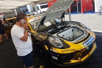 Dettaglio della Porsche di Stefano Monaco, AB Racing