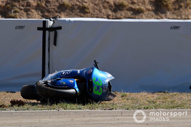 Accidente de Enea Bastianini, Italtrans Racing Team
