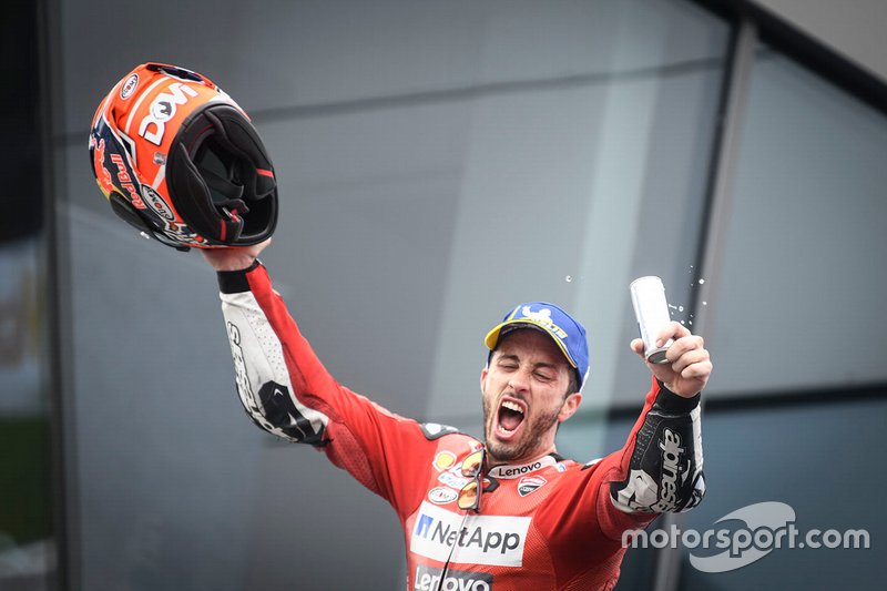 Il vincitore della gara Andrea Dovizioso, Ducati Team