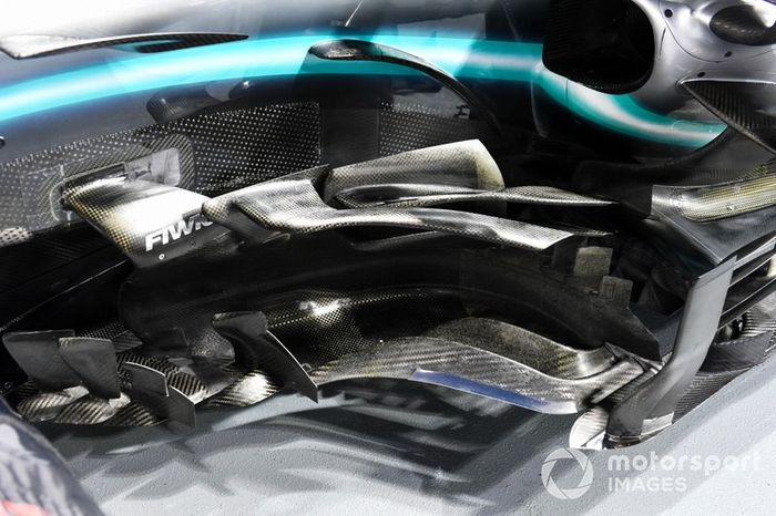Bargeboard del Mercedes AMG F1 W10