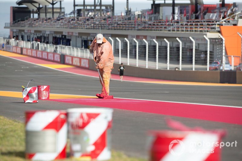 Säuberung der Strecke: Circuit San Juan Villicum