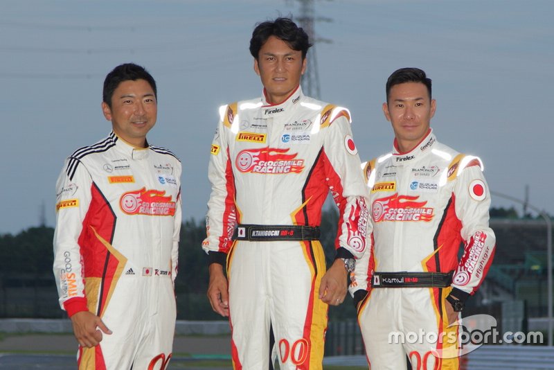 片岡龍也、谷口信輝、小林可夢偉(#00 Mercedes-AMG Team GOODSMILE)