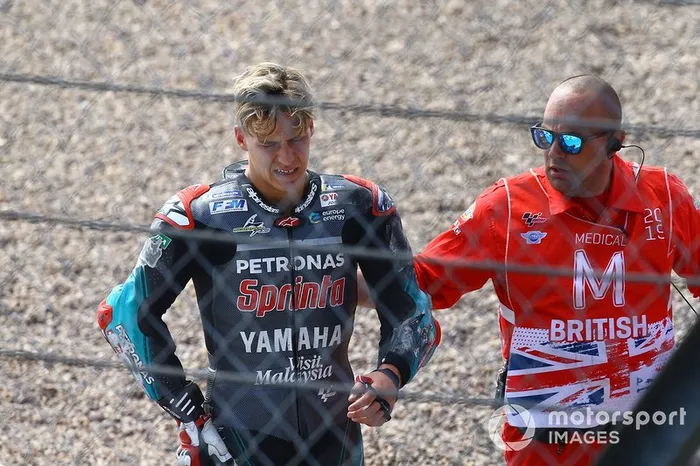 Fabio Quartararo, Petronas Yamaha SRT después del accidente