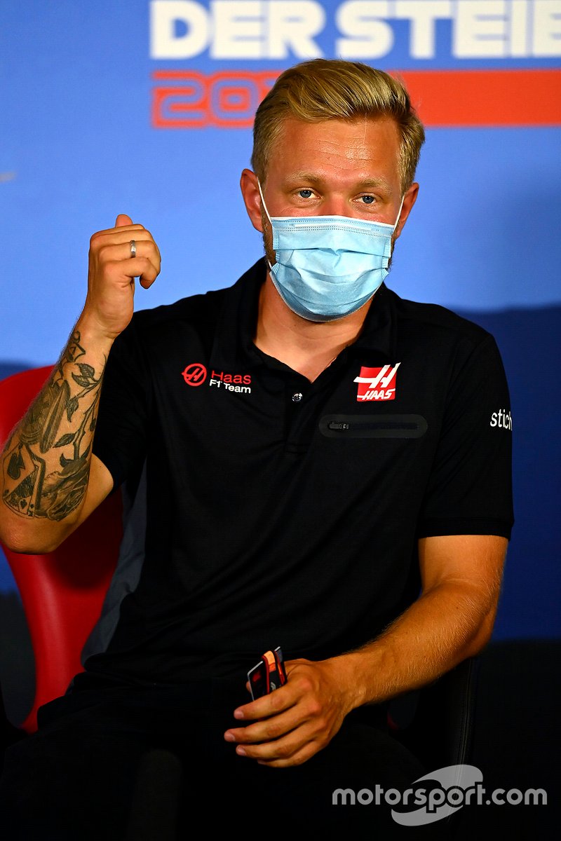 Kevin Magnussen, Haas F1 in the press conference