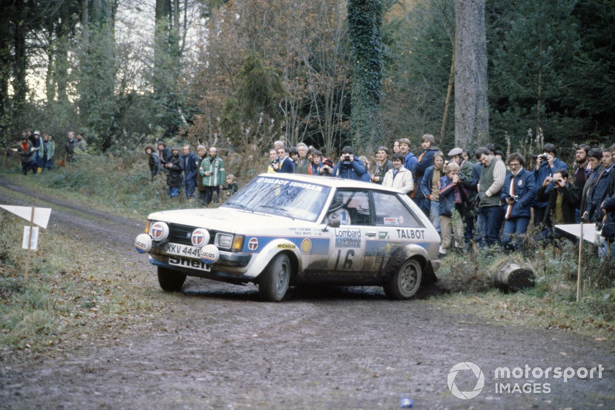 Henri Toivonen,  Paul White, Talbot Sunbeam Lotus