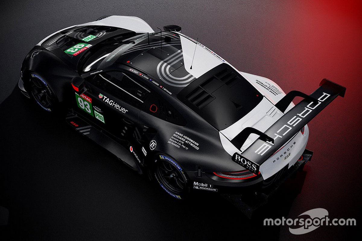 La livrée de la Porsche 911 RSR pour les 24H du Mans virtuelles