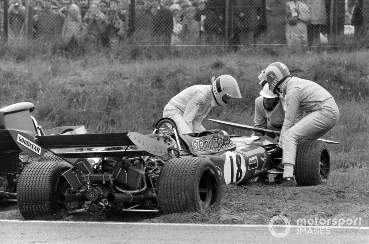 Francois Cevert, Tyrrell 002 Ford, Nanni Galli, March 711 Ford