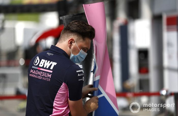 Un miembro de Racing Point