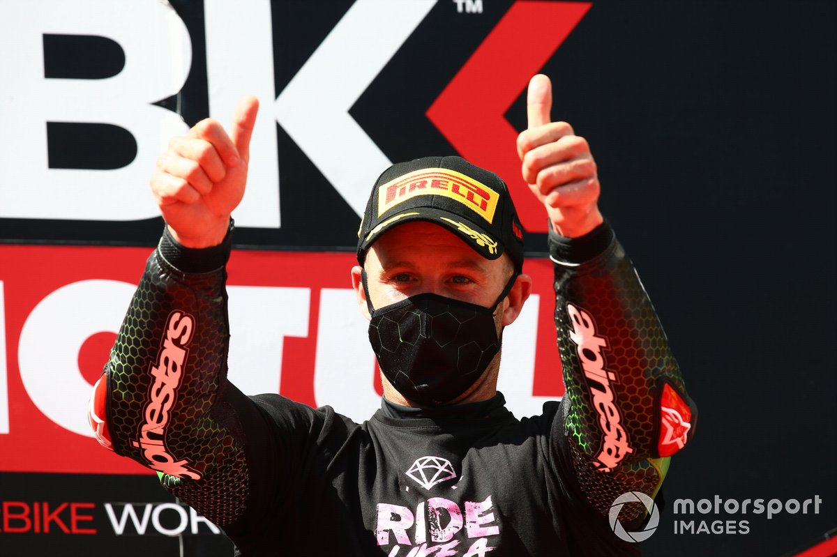 Podio: Ganador Jonathan Rea, Kawasaki Racing Team