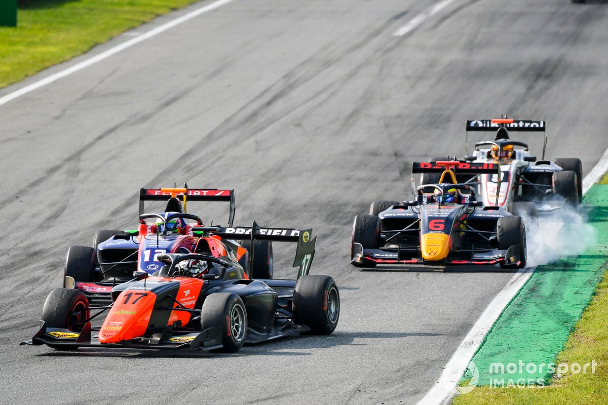 Richard Verschoor, MP Motorsport, Oliver Caldwell, Trident y Dennis Hauger, Hitech Grand Prix