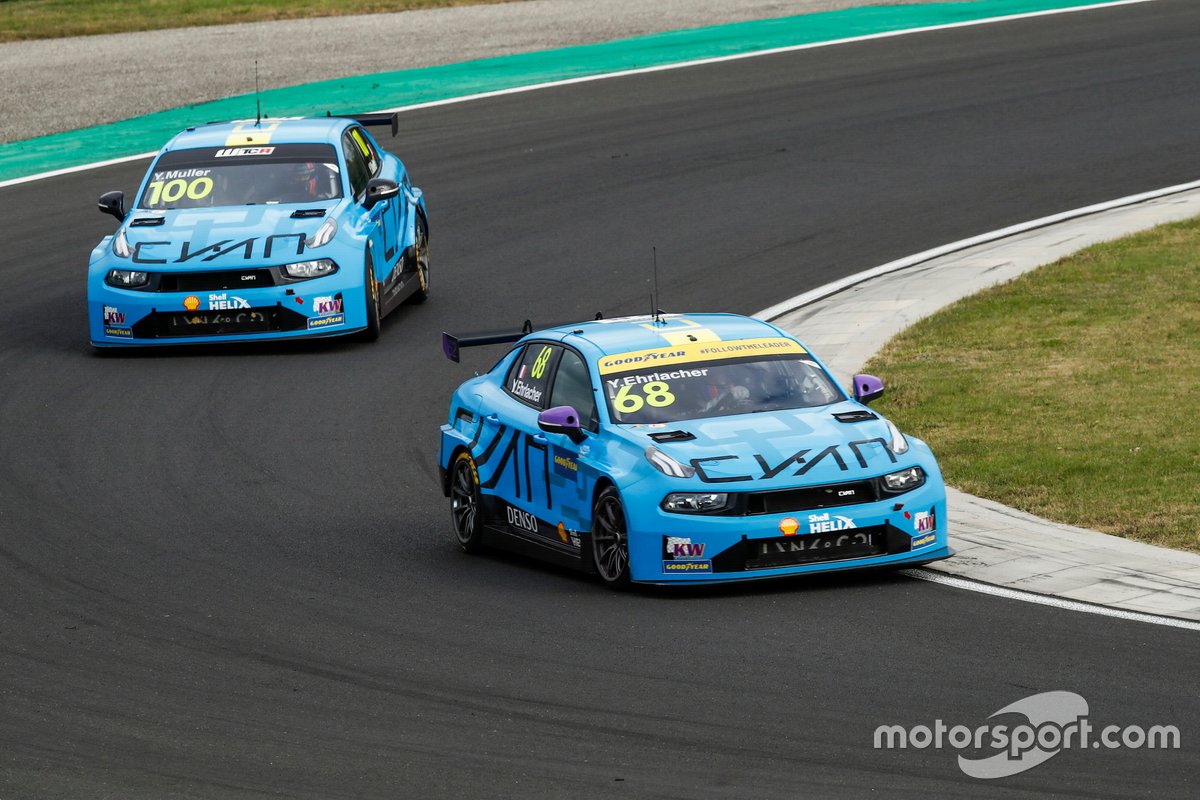 Yann Ehrlacher, Cyan Racing Lynk & Co 03 TCR, Yvan Muller, Cyan Racing Lynk & Co 03 TCR