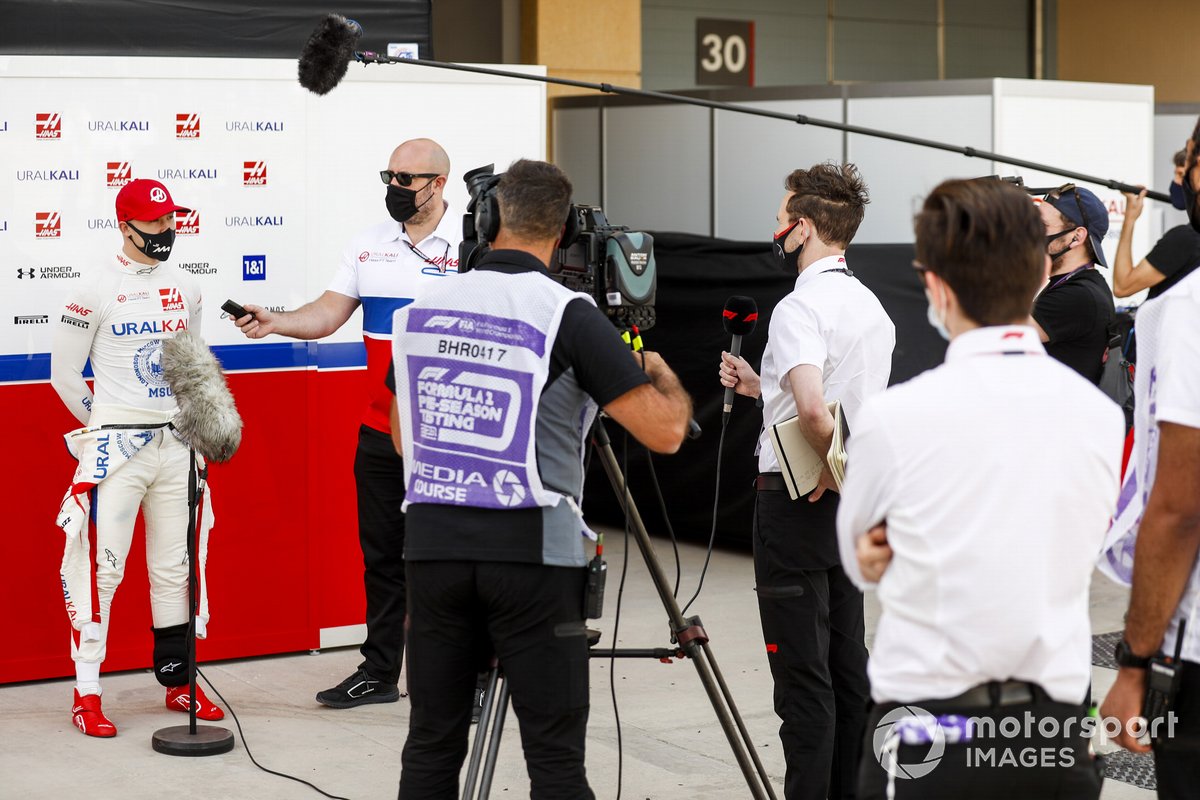 Nikita Mazepin, Haas F1 parla ai media