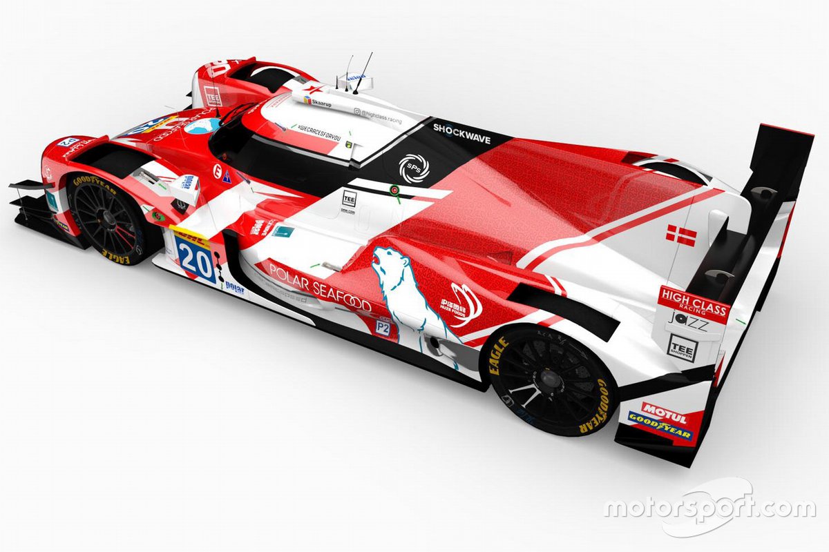 High Class Racing Oreca 07 LMP2: Jan Magnussen, Anders Fjordbach and Dennis Andersen