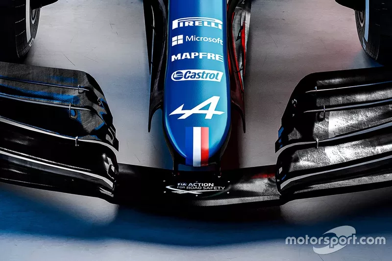 Alpine A521 dettaglio del muso